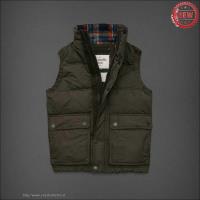 heren abercrombie fitch bodywarmer olijfgroen Van Bekende Merken hxp08938